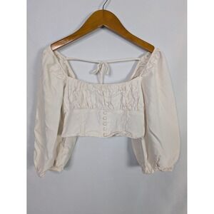American Eagle Milkmaid‎ Top XS Cropped Festival